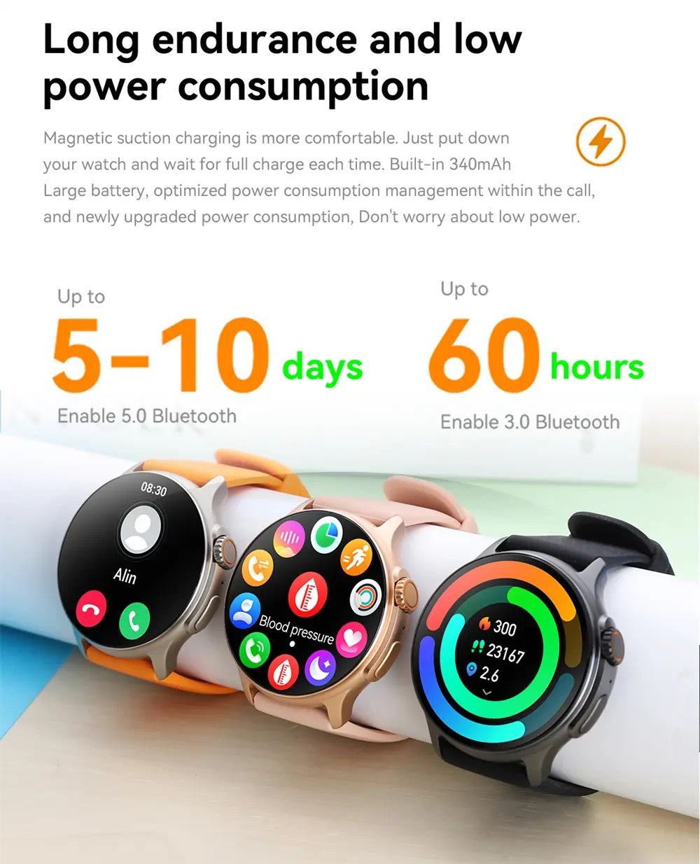 BassXtream Beach Amoled Display BX-HK58