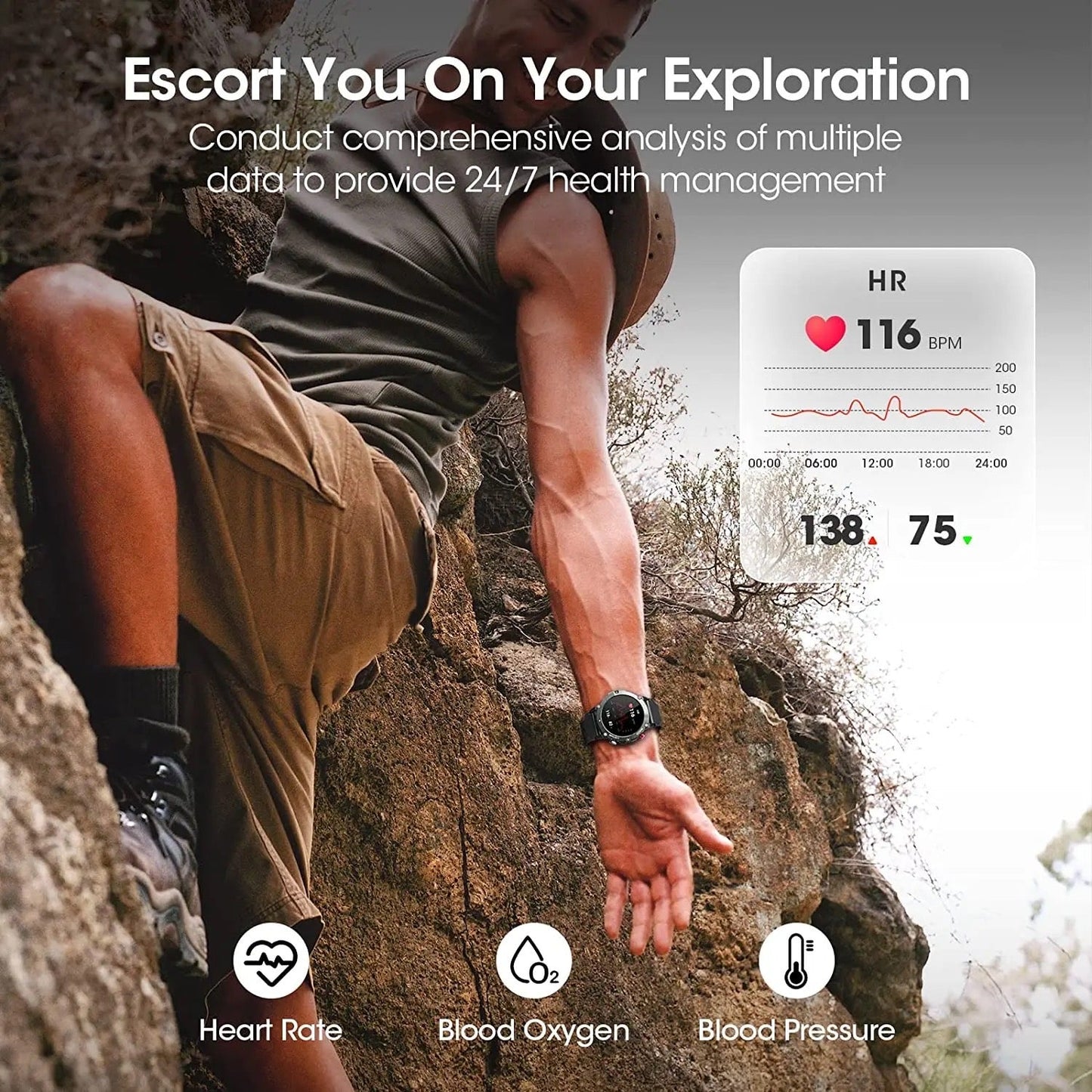 Combo pack Smart Watch With Wireless Earbuds